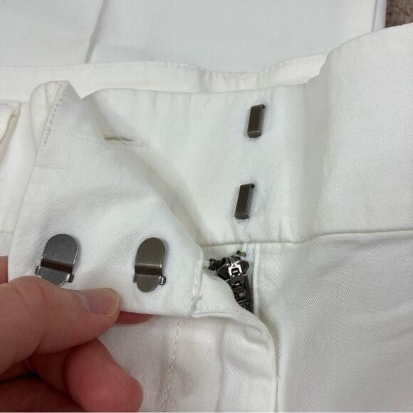 LOFT Outlet | Cream Original Ankle Pants Business Casual NWT Womens 14 - Picture 2 of 10